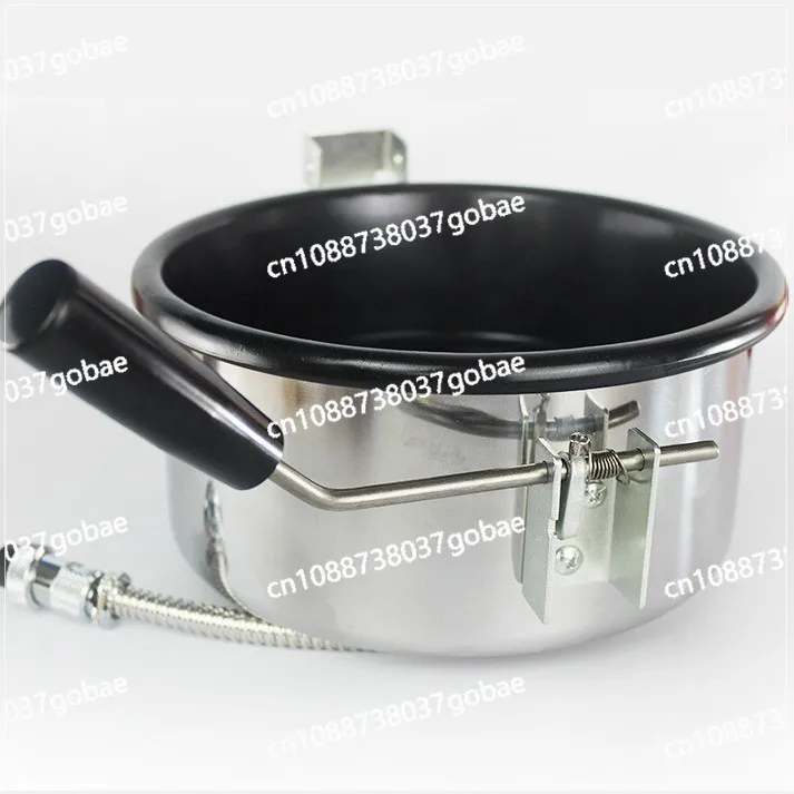 

Popcorn pot with 8 Anshi non stick pot and rice bursting machine