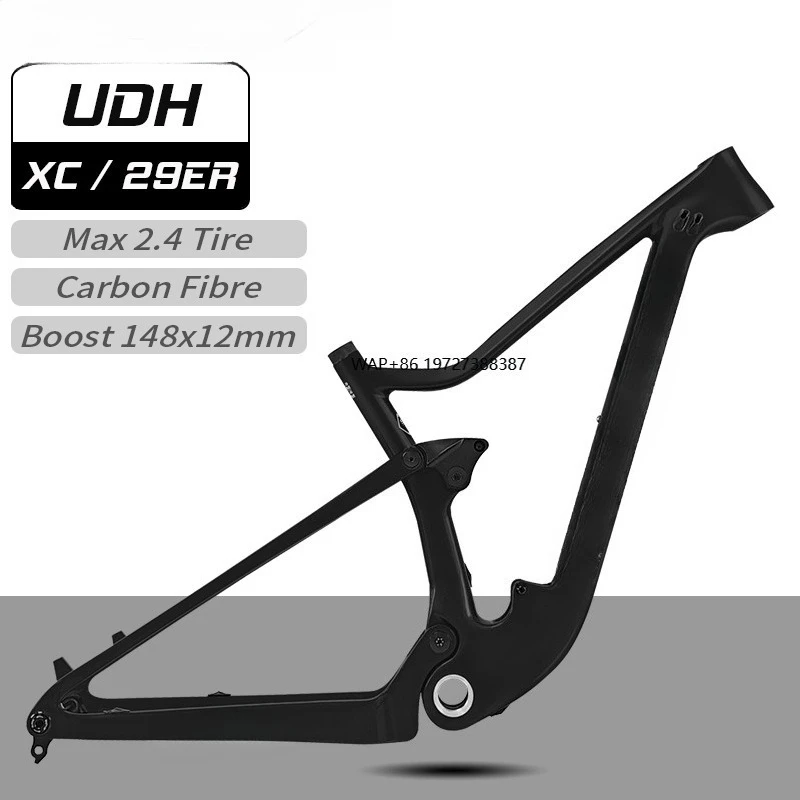 XC-097 Full Suspension Carbon XC MTB Bicycle Frame Set 29er Off-Road Cycles BSA Boost 148mm UDH Mountain Bikes Frameset