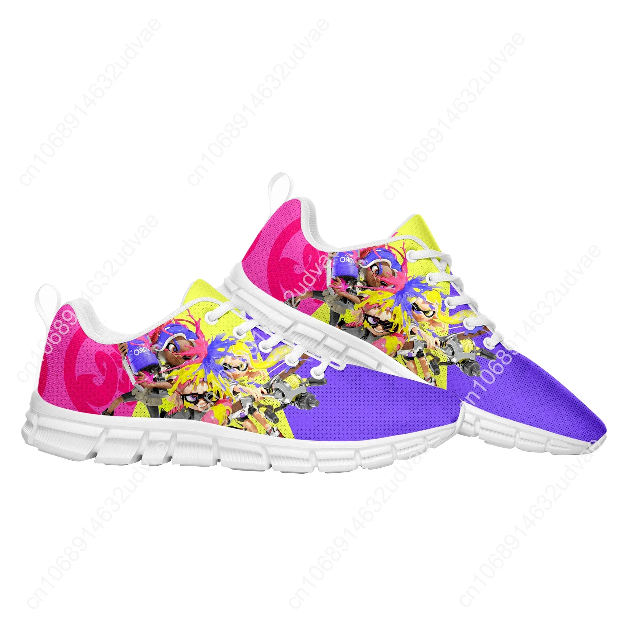 Splatoons Game Sports Shoes Mens Womens Teenager Kids Children High Quality Sneakers Casual Custom Quality Couple Shoes
