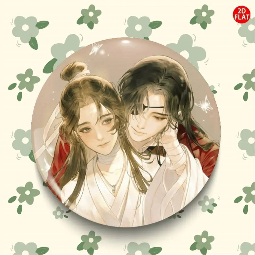 2026 Latest Cartoon Anime Plastic Brooch Pin Badge 2D Flat Suitable For Clothing Badges Button Round Creative Pin Brooch
