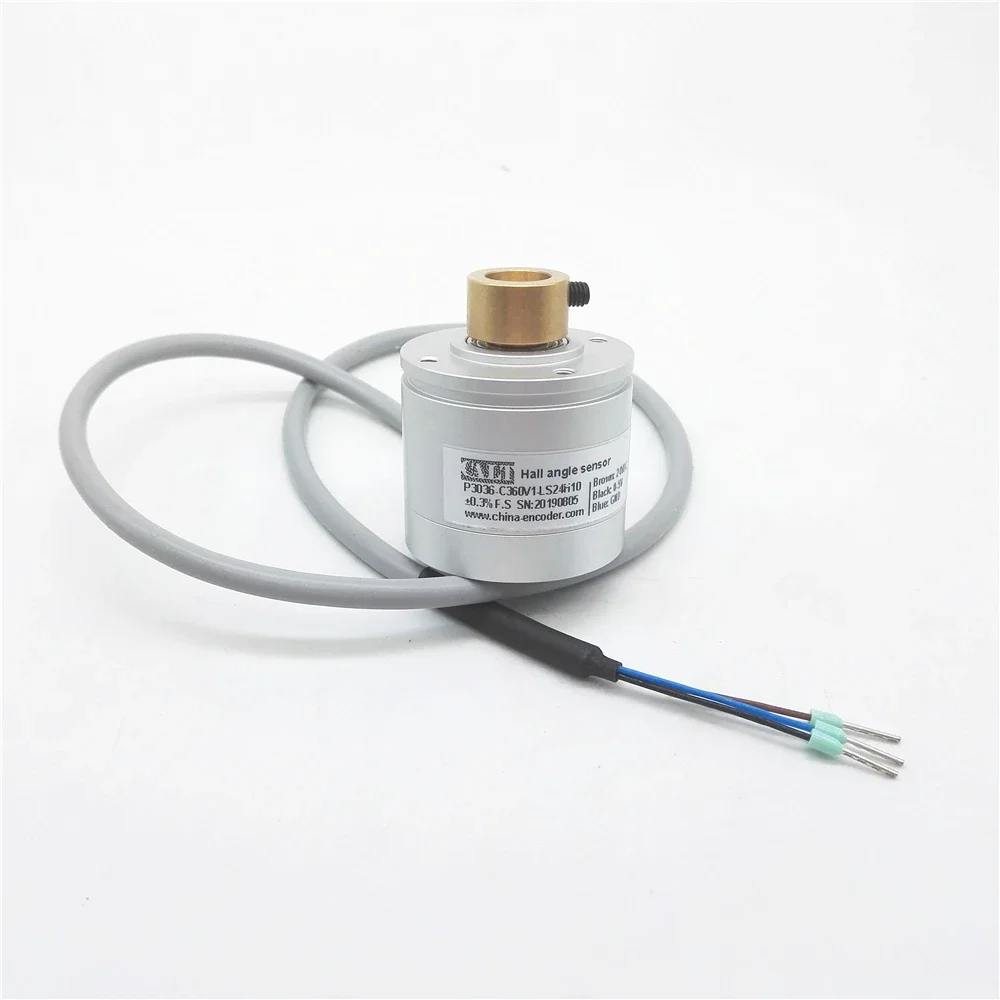 NEW 8mm Hollow Shaft Encoder 0-5V Potentiometer Angle Sensor P3036-C360-V1-LS24H10