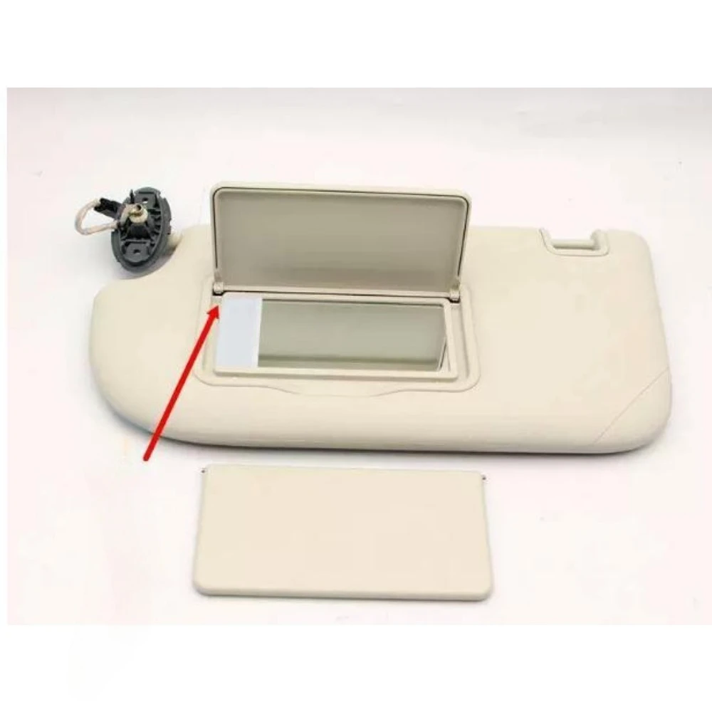 Sun Visor Makeup Mirror Lamp Cover Driver Passenger Side Sun Visor Cosmetic Mirror Flip Cover for Ford Kuga
