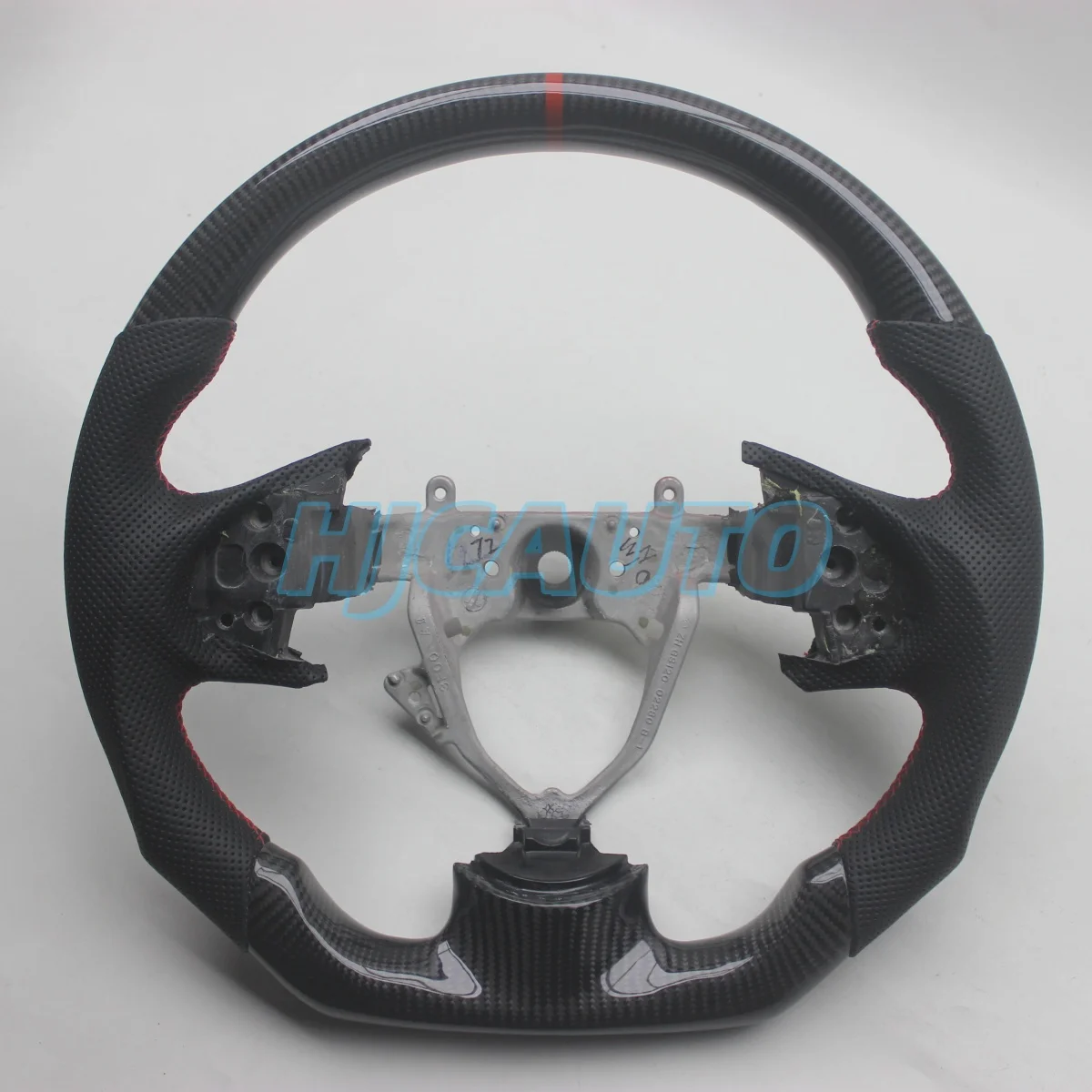 

For Mitsubishi Lancer Leather Real Carbon Fiber Steering Wheel 2007-2017