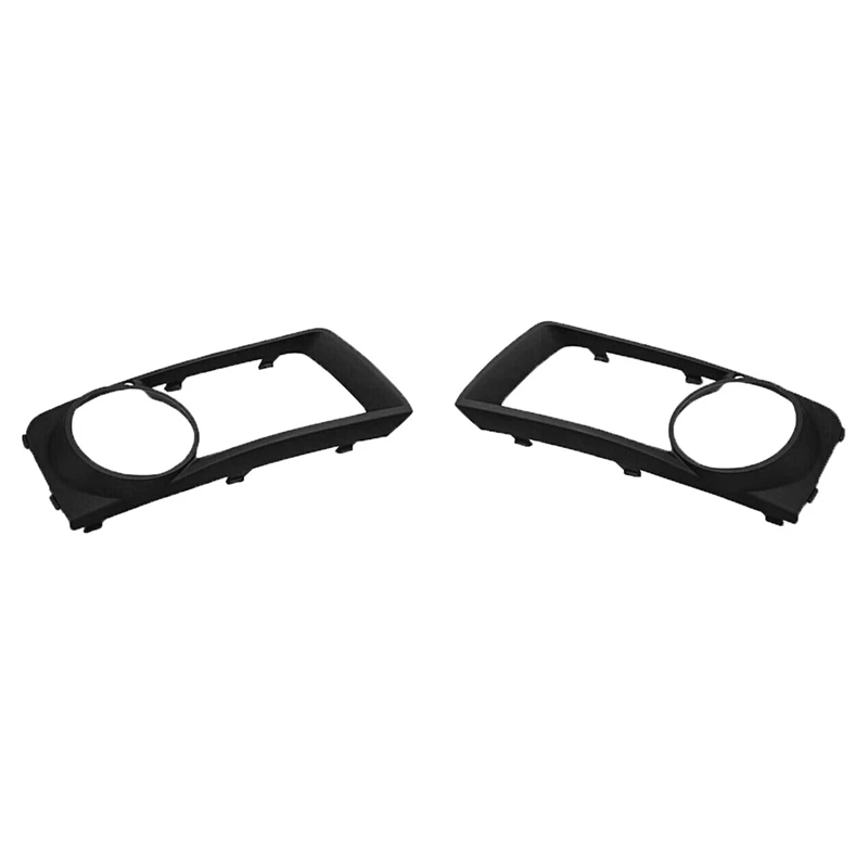 FOG LIGHT TRIM COVER BLACK SET 51117325725 + 51117325726 For -BMW X6 E71 FROM 2012.04- 2014