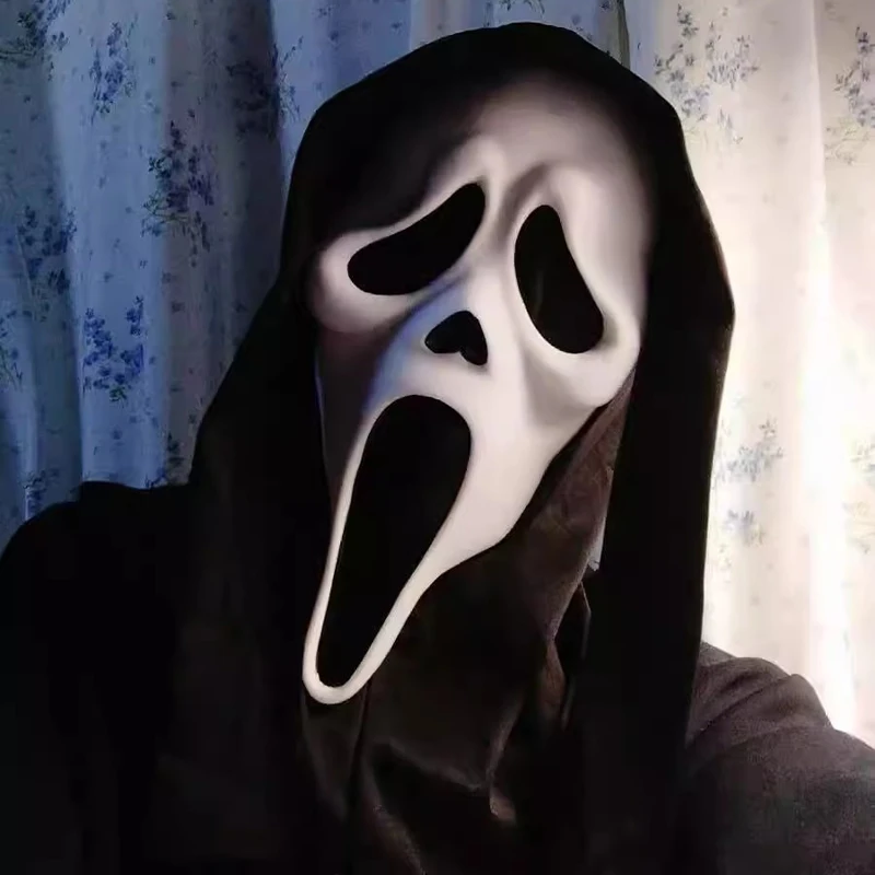 Maska na Halloween Krzyk Ducha Straszny Bóg Śmierci Cosplay Impreza Maska Horror Festiwal Uroczystość Kostium Rekwizyty i Akcesoria Halloweenowe