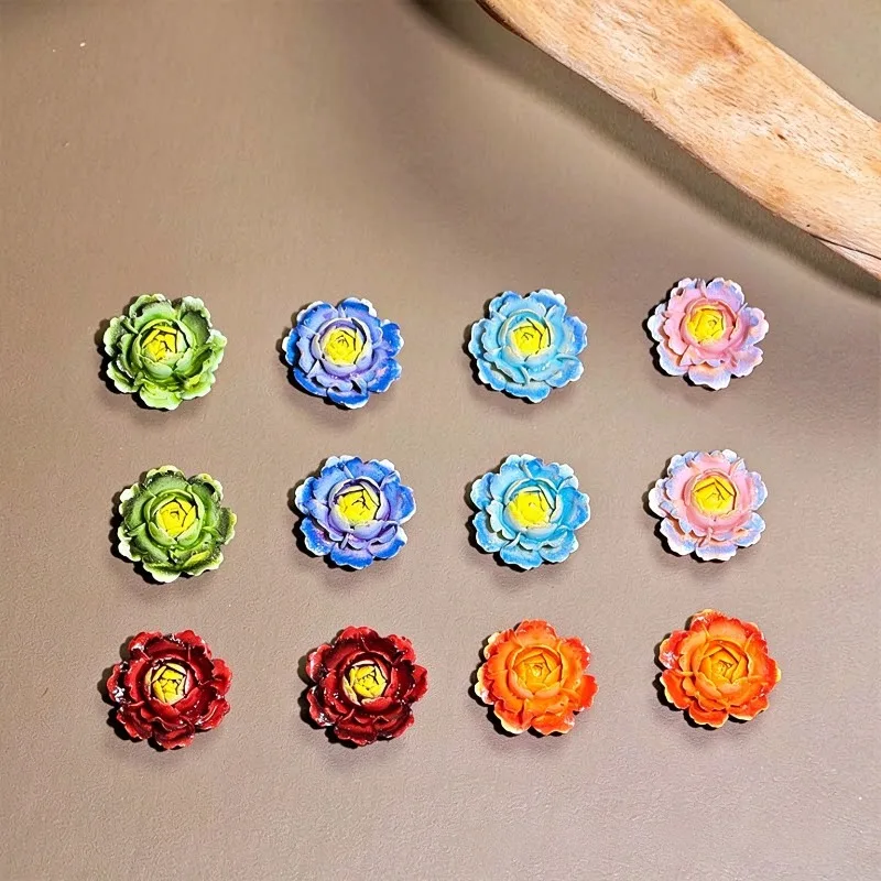 50pcs Mixed Color 3D Resin Ros - Resin Art Rose recension och pris