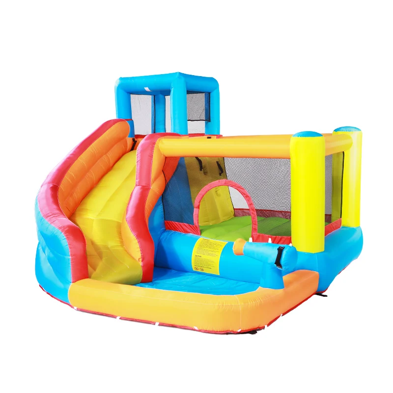 Inflatable castle indoor and outdoor large park bouncing bed slide jumping household small playground