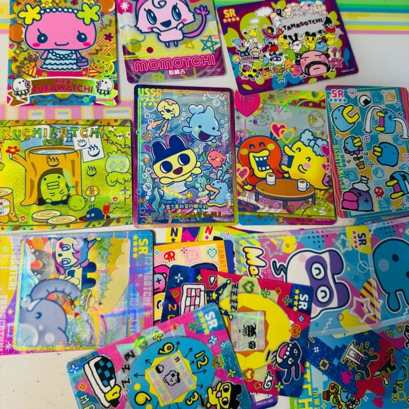 

In Stock Bandai Original Tamagotchi Happy Collection Cards - 20 Packs/Box, Cute Collectible Trading Cards, Trendy Merch