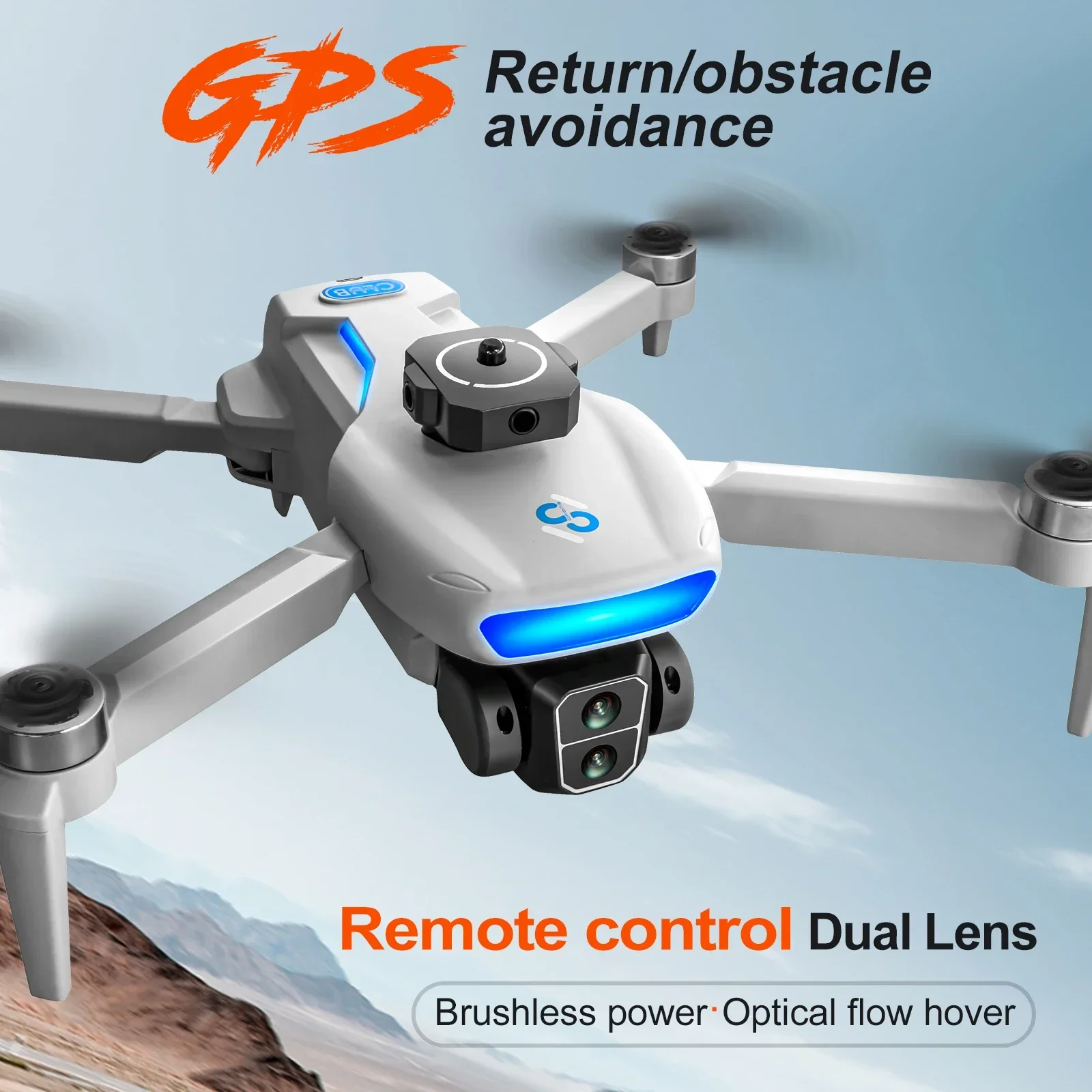 New S181 5G GPS Drone 8K Professional HD Dual Camera Folding Quadcopter Obstacle Avoidance Drone Toy Christmas New Year Gift