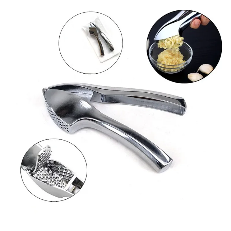 

Stainless Steel Garlic Smasher, Squeezer, Press Crusher, Mincer, Manual Press Tool, Kitchen Cocina Accessories, Cuisine, New