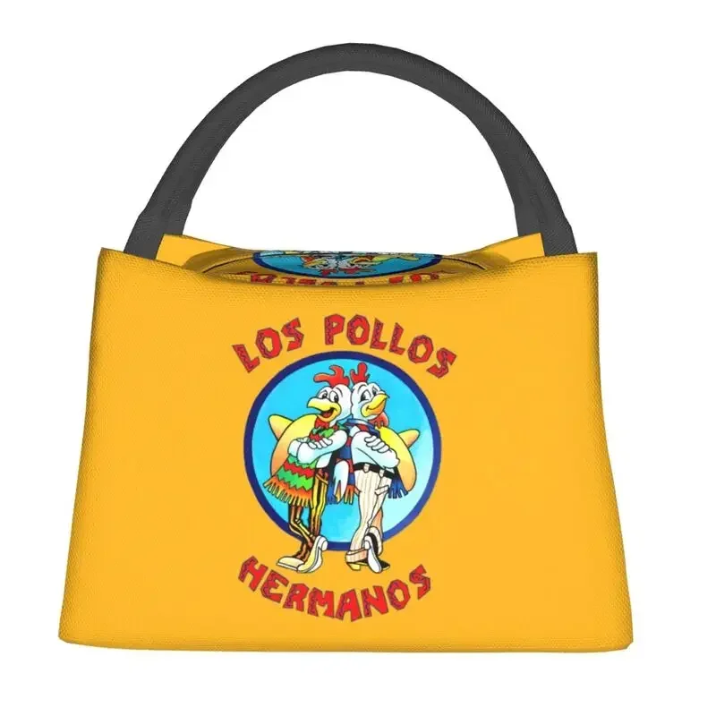 Los Pollos Hermanos Logo Breaking Bad Bolsa de almuerzo aislada para mujeres Enfriador térmico a prueba de fugas Fiambrera Playa Camping Viajes