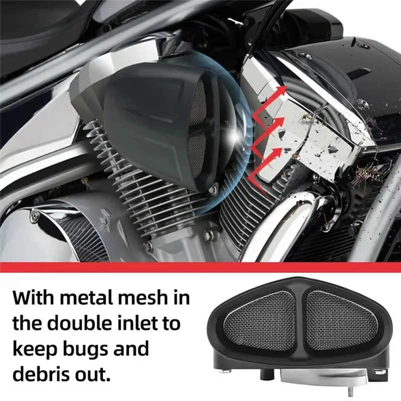

Motorcycle Intake Kit Airs Filters Air Cleaner Modified For XV950 Bolt Spec 2013+