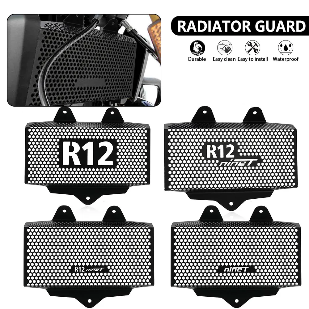 

2025 Motorcycle Radiator Grille Guard Cover For BMW R12 NineT 2024 2026 R 12 NineT Oil Cooler Guard Grill Protection Accessories