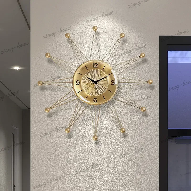 LJY Classroom LivingRoom Wall Clock Gaming Home Zones Unusualhands Wall Clock Premium Design Mecanismo Reloj Pared Furniture Hom
