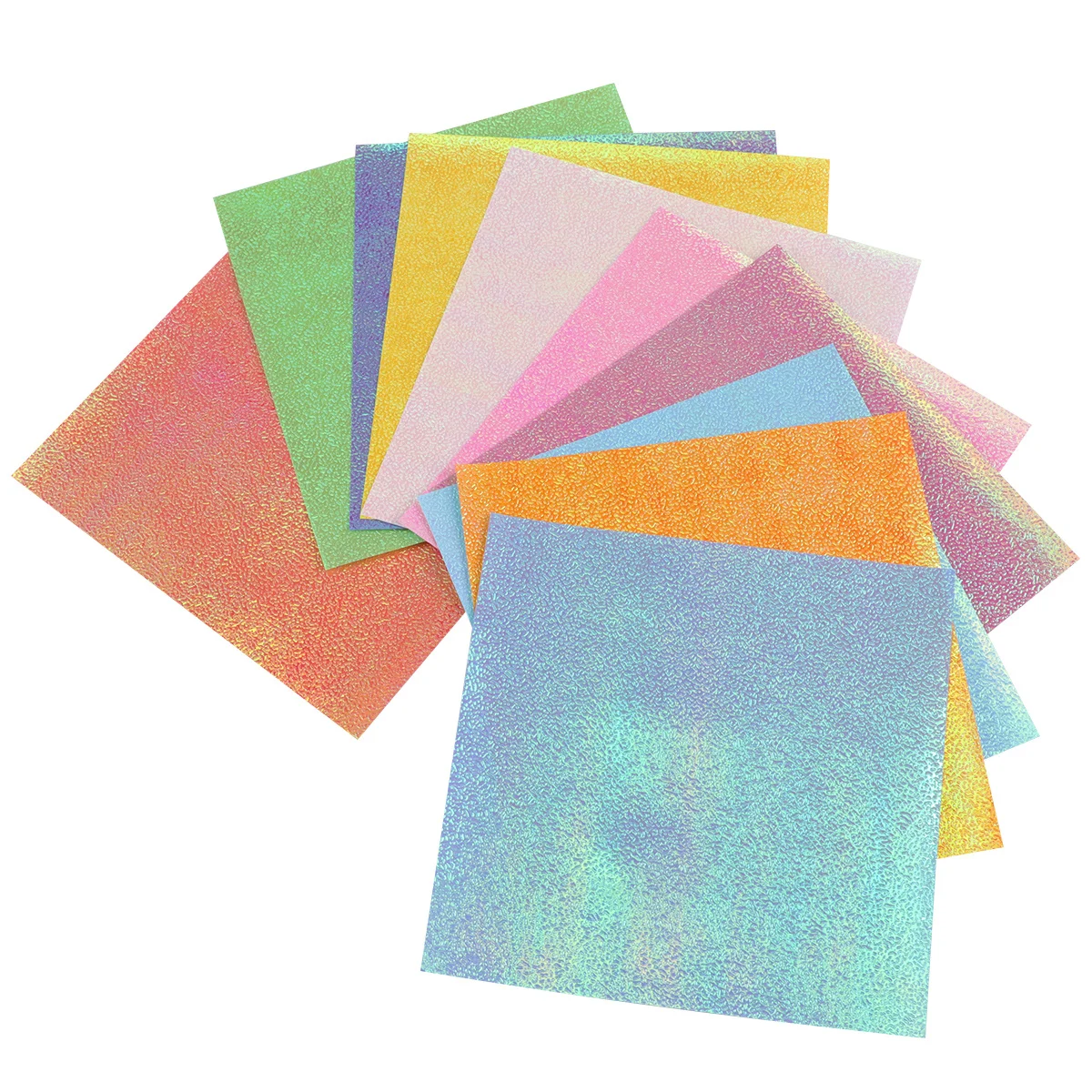 150 peças contas de origami piscantes 10x10cm papel brilhante diy para cartões artesanais menus memorandos publicidade artesanato papel artesanal
