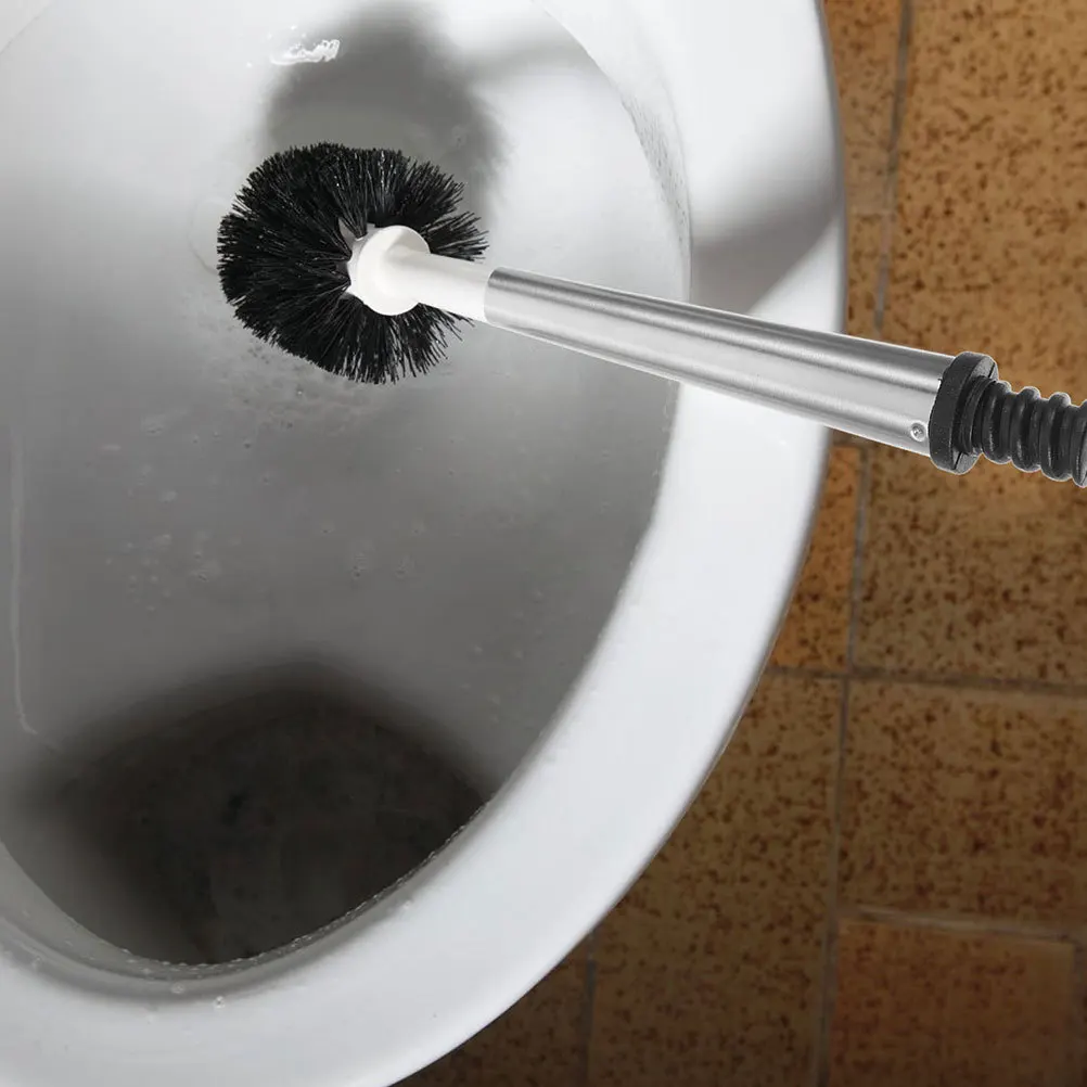 

Toilet Brush Handle Replacement Durable Stainless Steel Easy Installation Versatile Adapter Grip Cleaning Tool