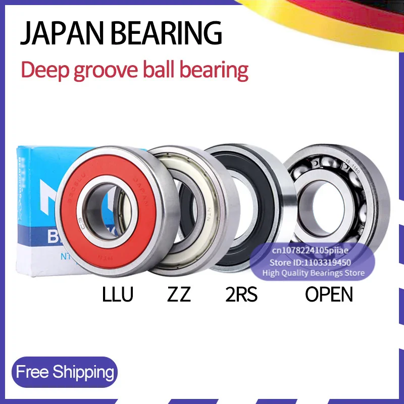 Made in Japan NTN Deep groove ball bearing 6000 6001 6002 6003 6004 6005 6006 6007 6008 6009 6010 6011 6012 ZZ 2RS OPEN LLU C3