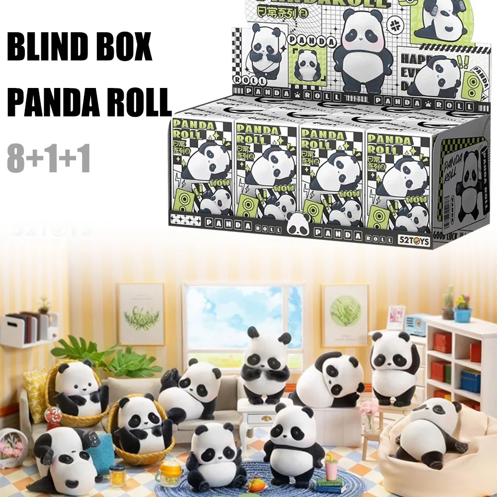 Original Panda Roll Daily Series 2 Blind Box Panda Toys Cute Anime Figure Lovely Animal Model Ornament Home Girl Birthday Gift