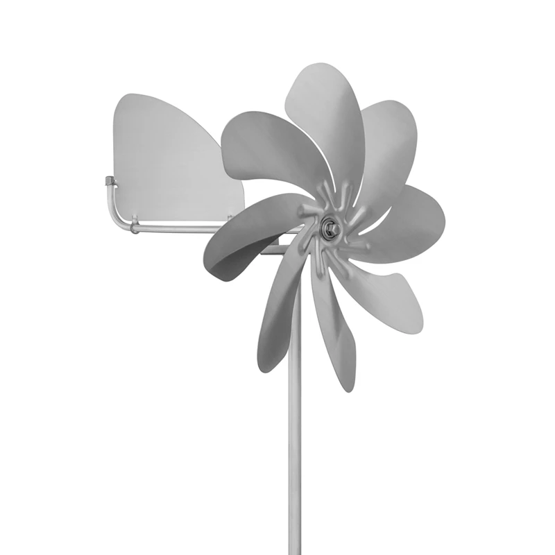 Windmill Speedy 28 Plus Made Of Stainless Steel Ball Bearing, With Wind Vane (360° Rotatable) Silver Stainless Steel 1 Pcs