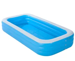 Grande piscine gonflable pour enfants, piscine d'eau pour enfants, jardin extérieur en PVC, bain pliant pour bébé, été