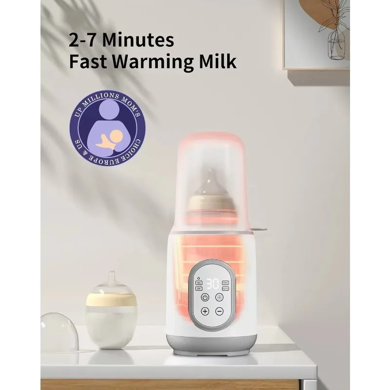 

2026 Multi functional single bottle milk warmer, baby bottle sterilizer, breast milk heating constant temperature milk warmer