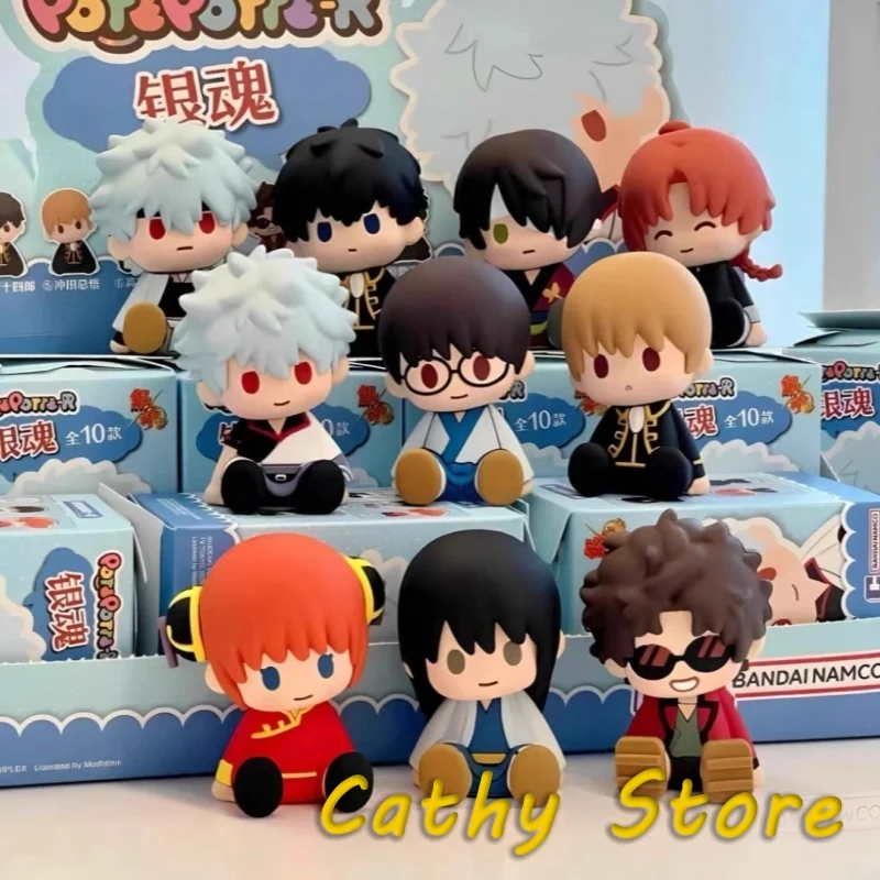 

Аутентичный Potepotte-R Gintama Drop Glue Sitting Series слепая коробка Mystery Box аниме фигурка периферийная модель настольный сбор подарков