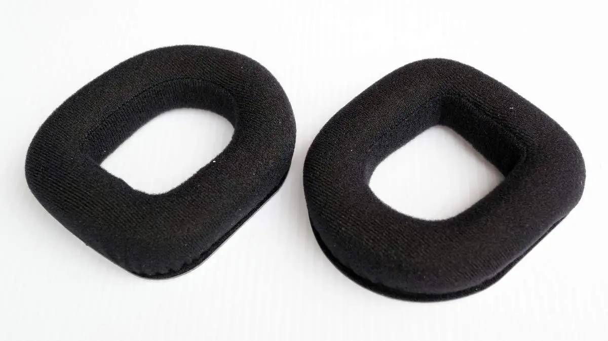 Funda de espuma de franela de cojín de repuesto, piezas de reparación compatibles con auriculares para juegos Astro A10 (almohadillas para los oídos 1 par)