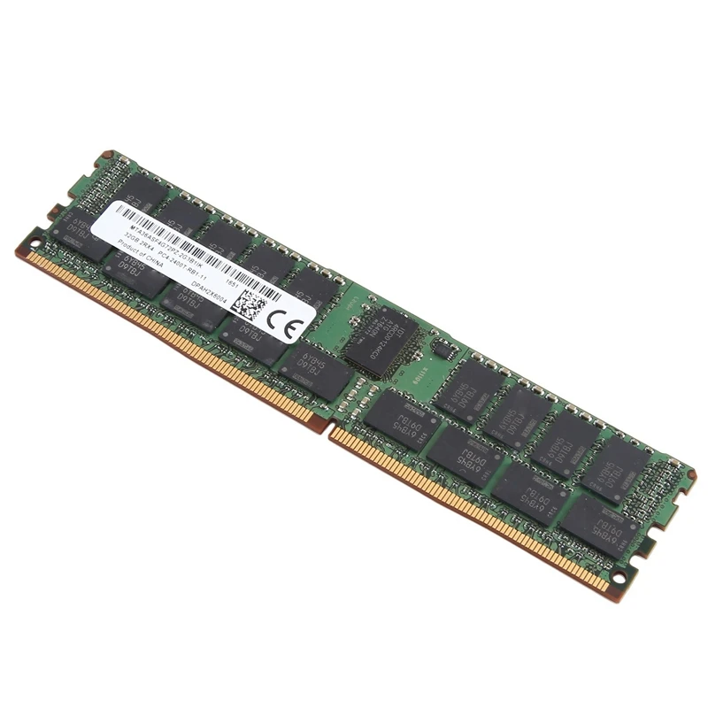 For MT 32GB DDR4 Server RAM Memory DDR4 RECC RAM For X99 2400Mhz PC4-19200 288PIN 2Rx4 RECC Memory RAM 1.2V REG ECC RAM