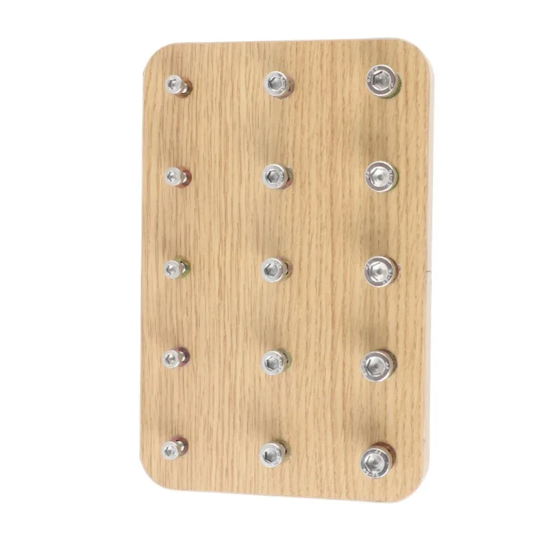 Finger Rehabilitation Training Board Stroke Patients Finger Exerciser Wooden Peg Board  Muscle Strengthen Hand Eye Coordination