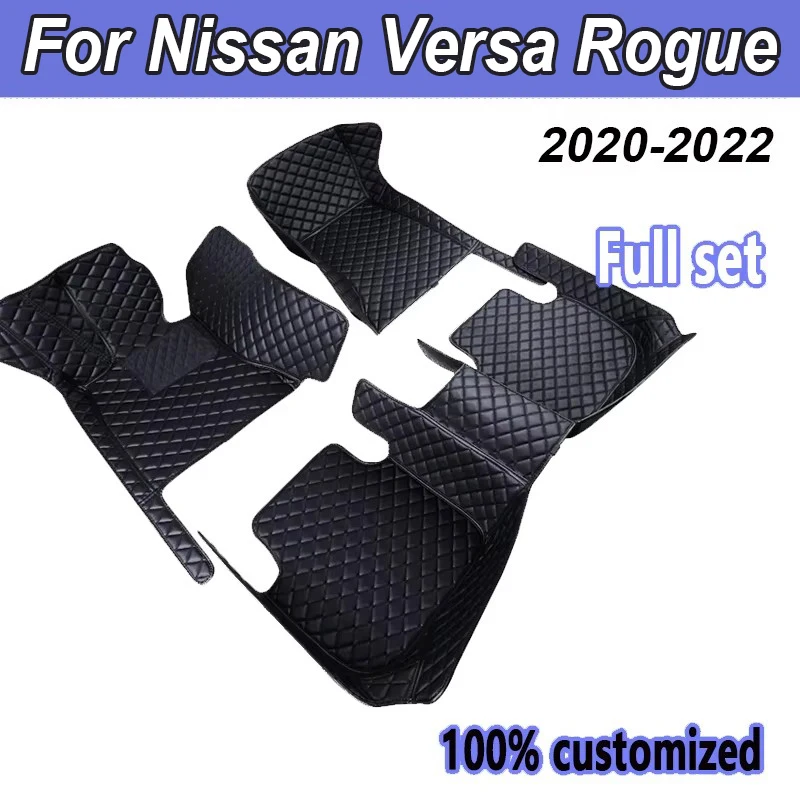 Custom Car Floor Mat For Nissan Versa Rogue 2004 2010 2011 2014 2015 2017 2020 2021 2023 Man Gifts Auto Interior Accessories