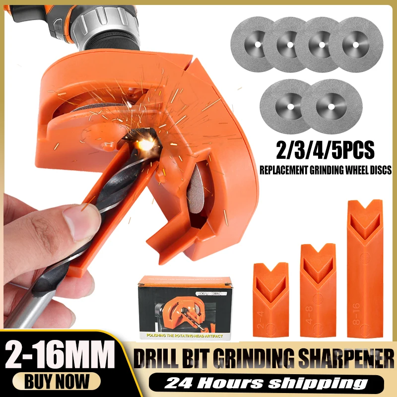 

Drill Bit Sharpener Professional Metal drill sharpener Electric Drill Bit Sharpening Tool Multipurpose Double-sided Polishing