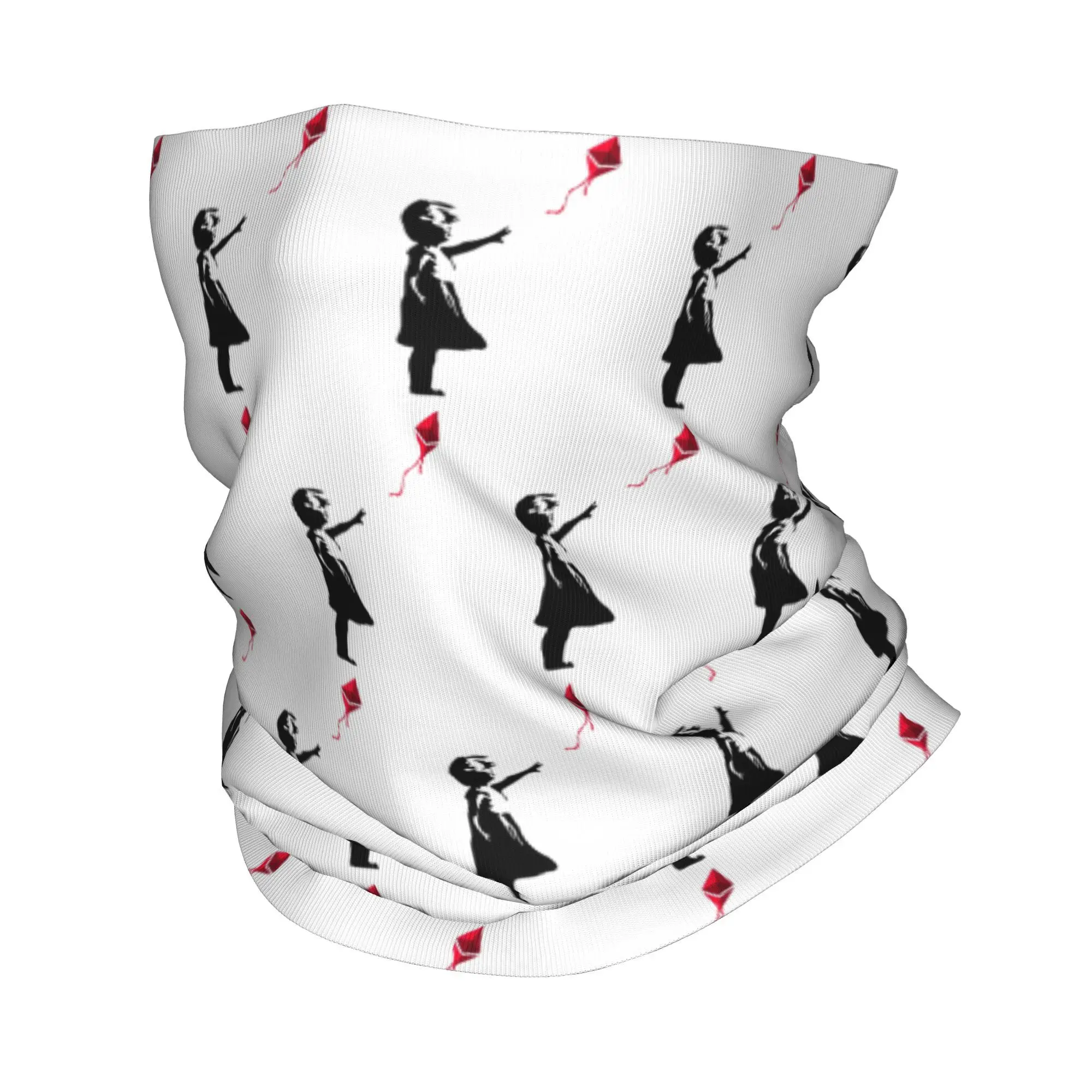Ethereum x Banksy Balloon Girl Bandana 넥 커버 프린트 페이스 스카프 다기능 모자 하이킹 낚시