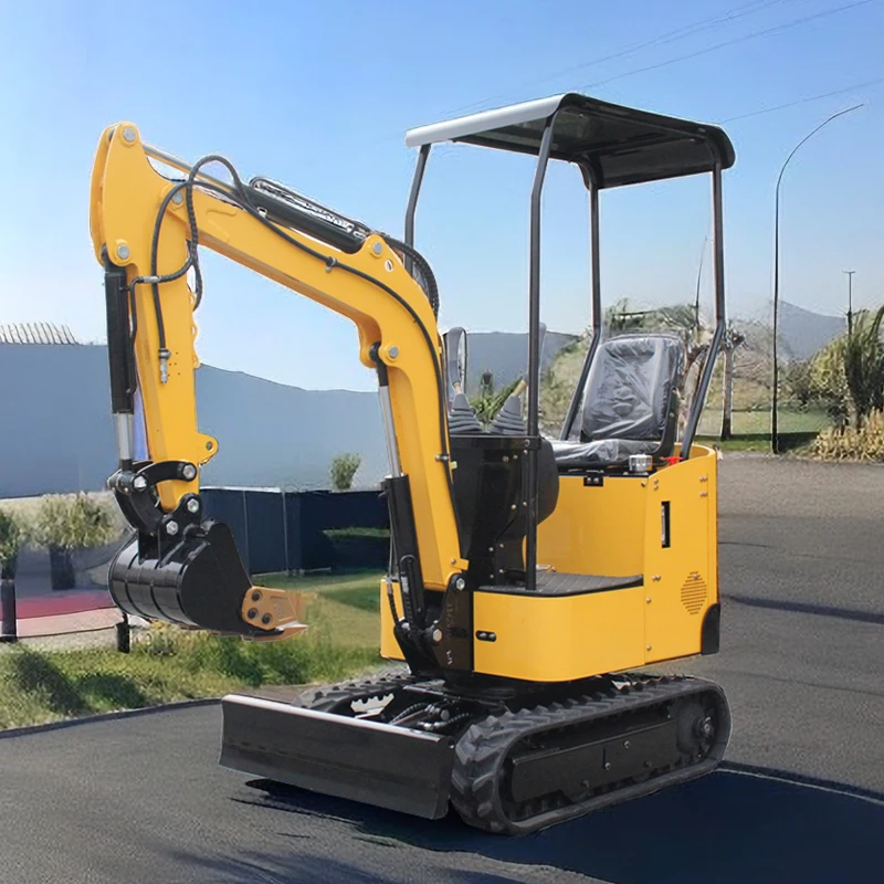 Household small earthmoving excavator indoor and outdoor 1ton 1.2ton excav mini kingway small space working digger