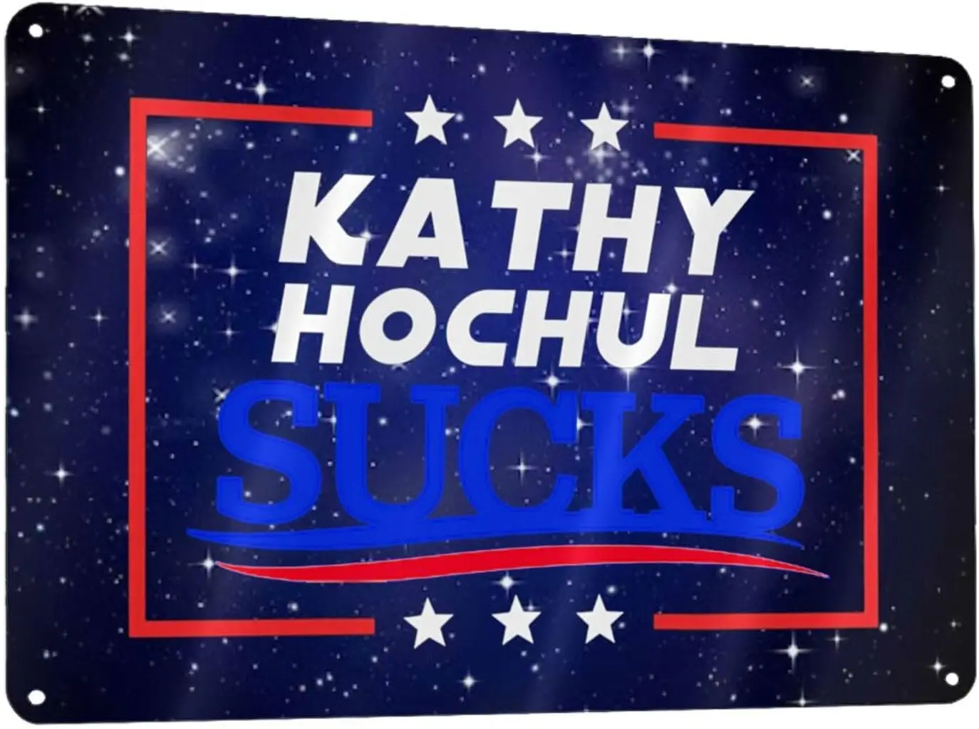 Kathy Hochul Sucks Save New York 12x8in Sign Metal Wall Art Poster Home Decor