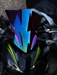 Motorcycle Windshield Parabrisas Windscreen Screen Wind Deflectors For Kawasaki Z900 Z 900 ZR900 2017 2018 2019 Black Iridium