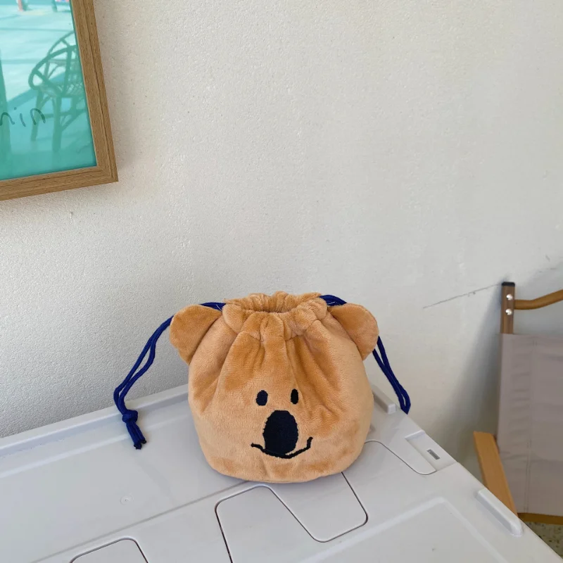 Fashion Travel Drawstring Storage Bag Cartoon Koala Underwear Makeup Storage Bag Wash Bag Travel Cloth Bag Andralyn Bag Store