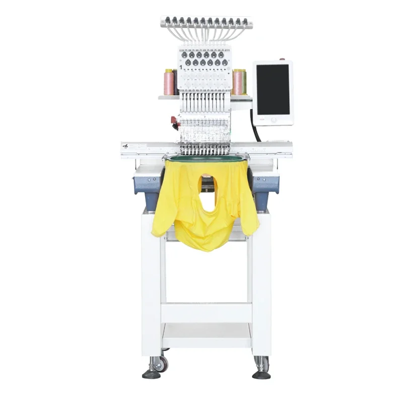 Small Hat T Shirt Cap Daohao Single Head Flat Embroidery Machine Computer Embroidery Machines Computerized Industrial 1000 Rpm