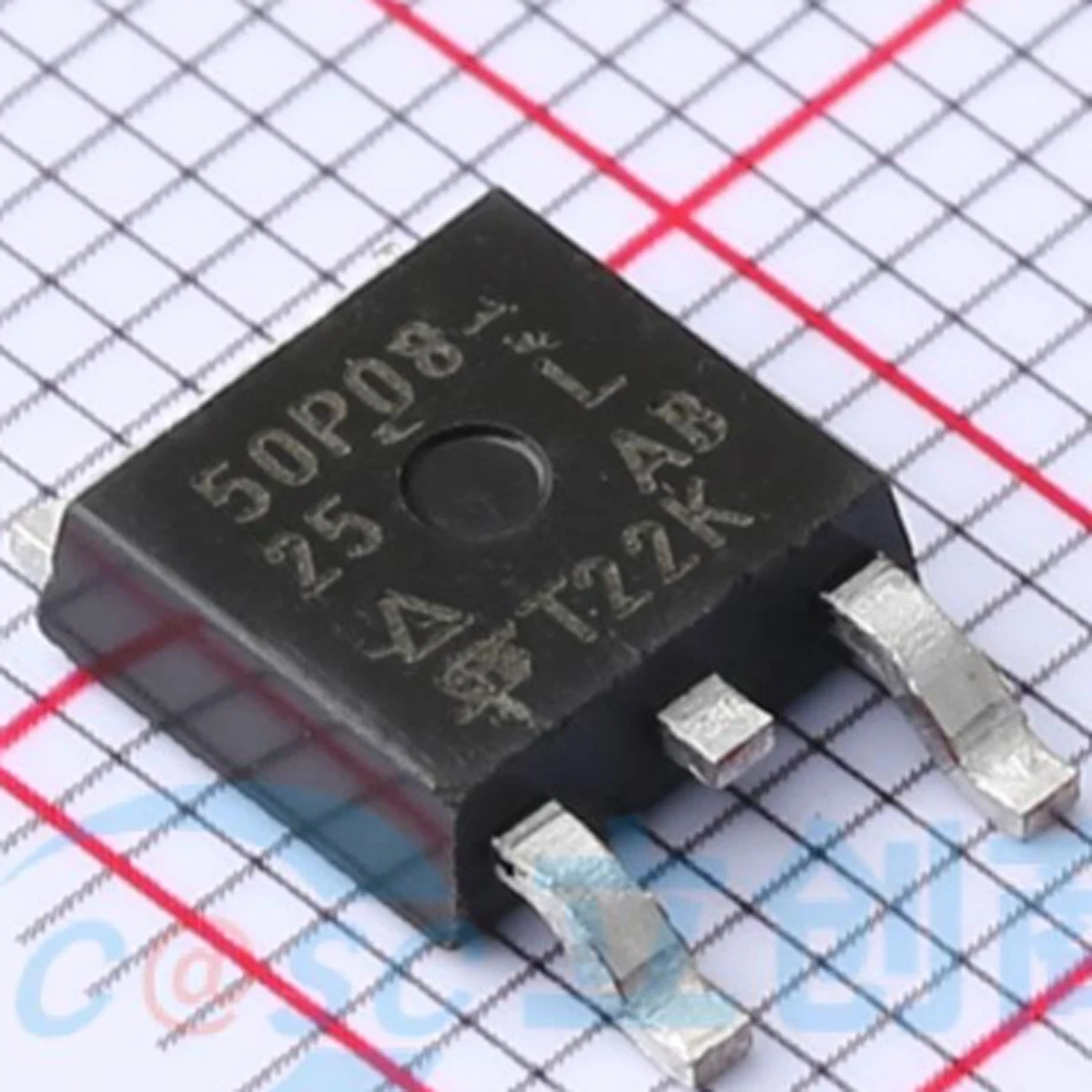 10PCS original SUD50P08-25L 50P08 50P08-25L MOSFET 8.3W; 136W 80V 50A 1 P-channel TO-252 SUD50P08-25L-E3