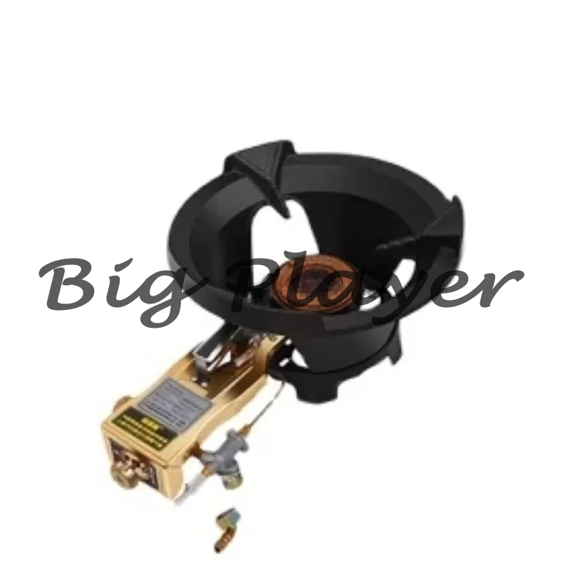 

Коммерческая газовая плита высокого давления с одним отверстием, газовая плита высокого давления для гостиничных ресторанов без газового баллона