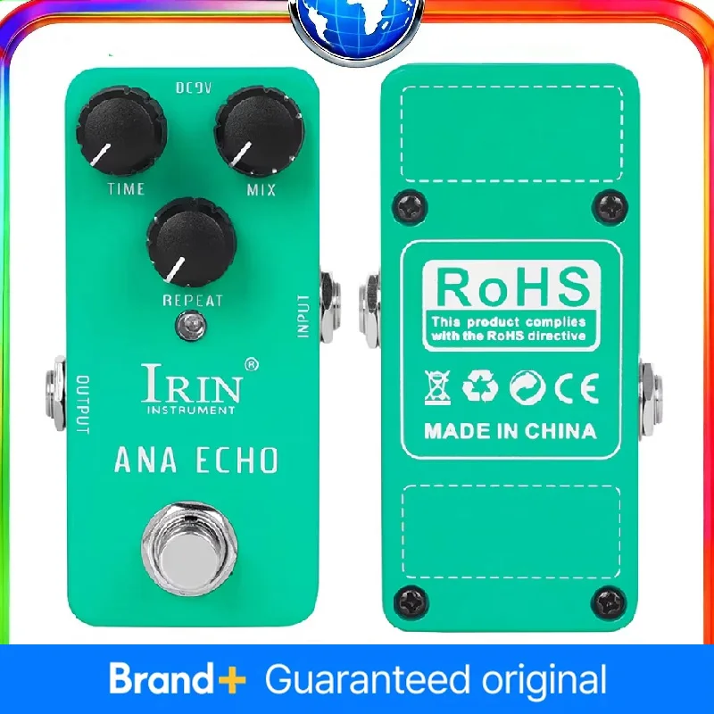 

﻿ IRIN RS-10 Ana Echo педаль эффектов для гитары гладкие аналоговые эффекты задержки True Bypass чистые аналоговые линии педали аксессуары для гитары ﻿