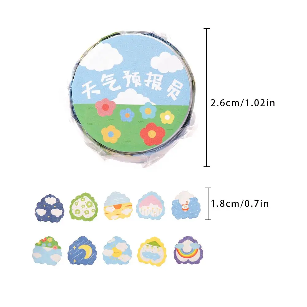 Adhesive DIY Decorative Stationery Diary Label Washi Tape Sticky Paper Scrapbooking Sticker