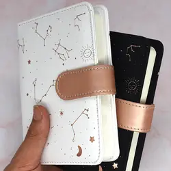 A6 Constellation Mini Agenda Planner Notebook Monthly Weekly Diary Planner Goal Habit Schedules Journal Stationery Supplies