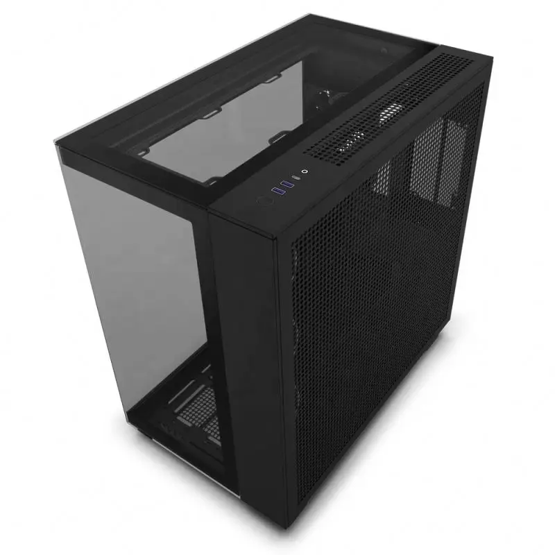 Heißer Verkauf Computergehäuse H9 Elite Schwarz RGB Middle Tower Case PC Gaming CASE Middle Tower
