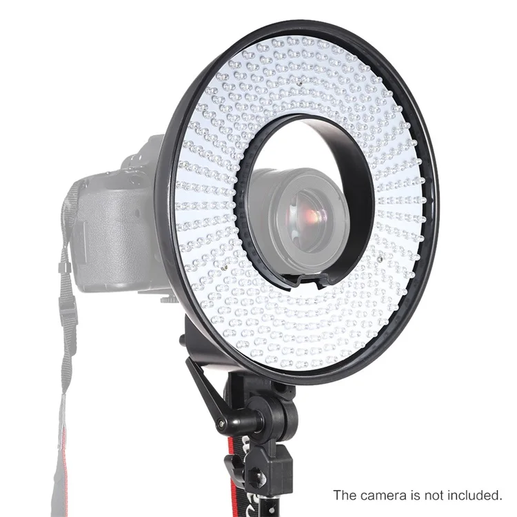 DVR-300D Photo Studio Equipment LED Ring Light Photography 300 LEDs CRI 95 + 5500K LED Video Light for DSLR Camera Camcorder