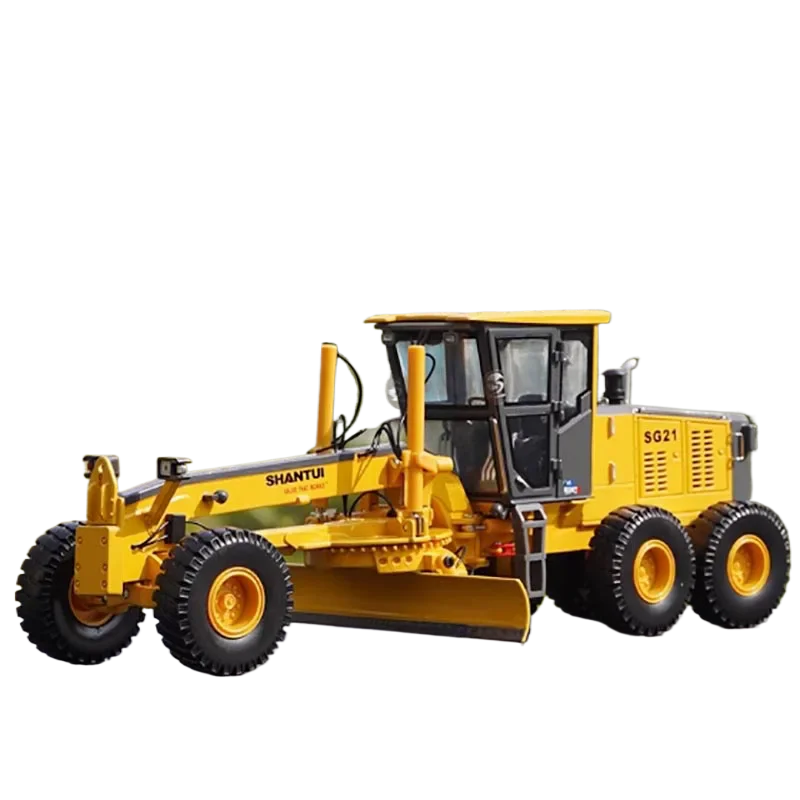 1:35 Shantui SG21-3 gegoten motorslijpermodel, bouwapparatuur miniatuur voor kantoor, volwassen cadeau, speelgoed afgewerkte ornamenten