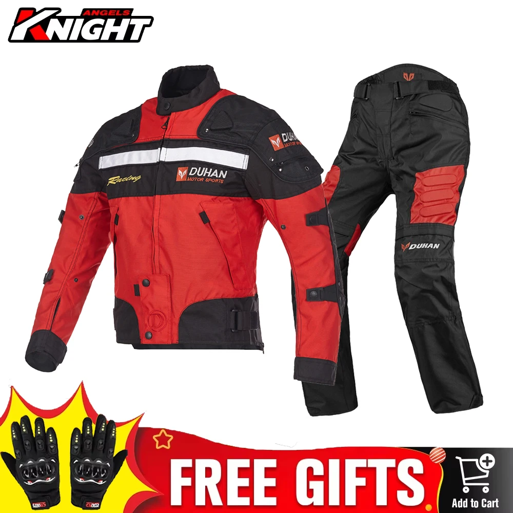 

Motorcycle Jacket Men's Moto Cycling Windproof Jacket Pants Waterproof Keep Warm Liner Motocross Jacket Body Protector Winter