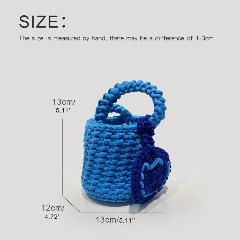 Mini Beach Bucket Bags For Women Luxury Designer 2023 New In Cotton Cloth Manual To Weave Inner Bag Drawstring Closure Shoulder