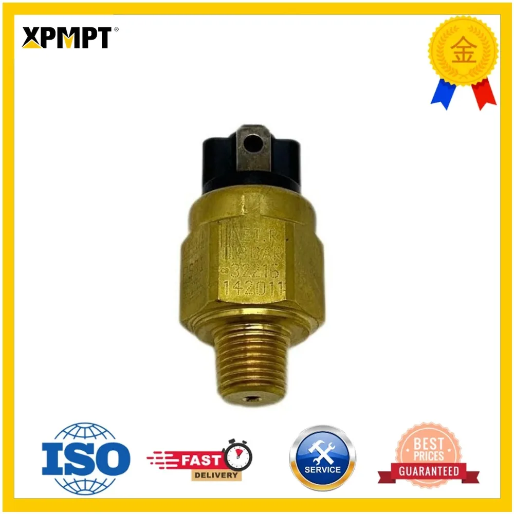 32216 0.8BAR Oil Pressure Sensor Excavator Accessories Excavator Spare Parts 32216142011 0.8BAR Oil Pressure Sensor For LIUGONG