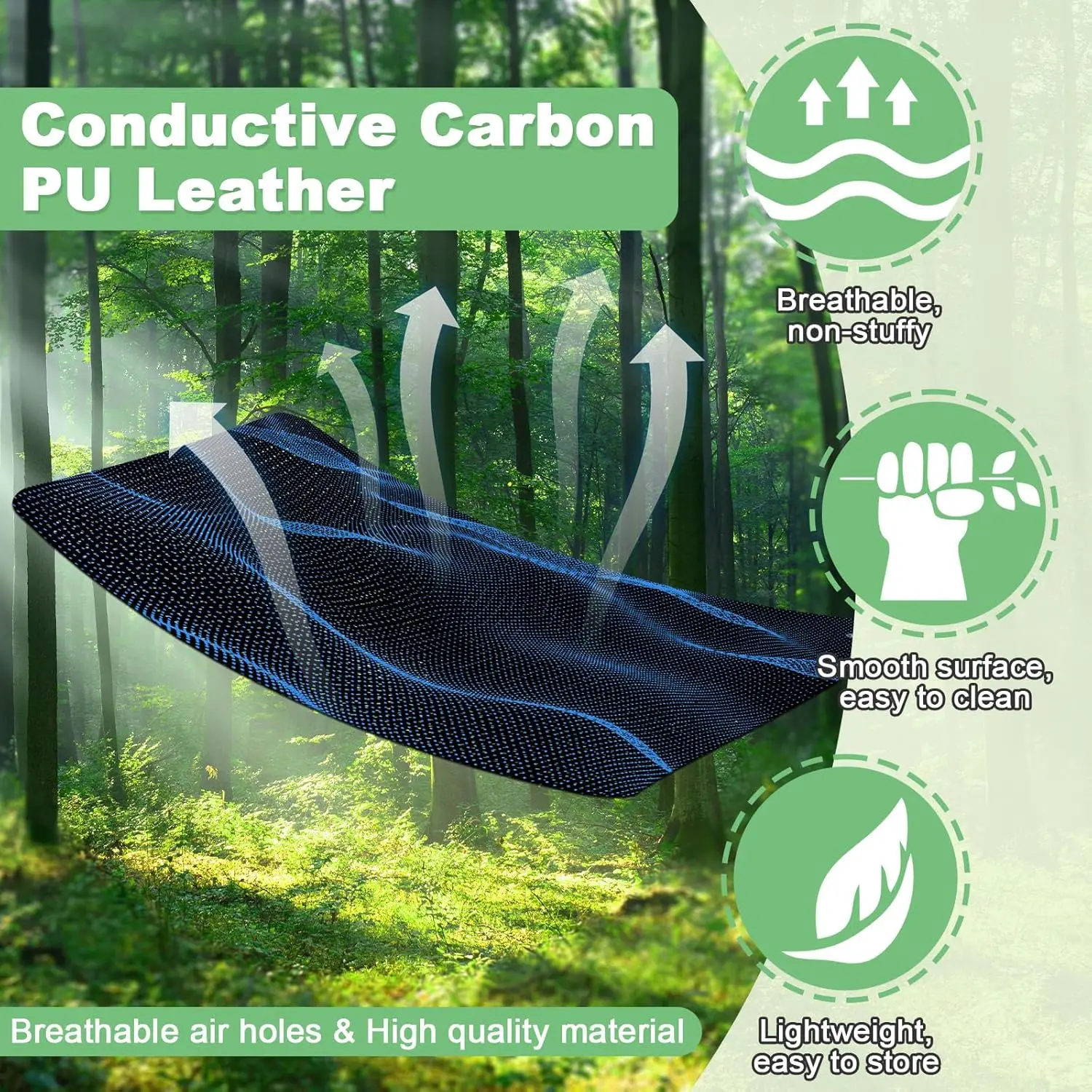 حصيرة التأريض للسرير تحسين النوم استرخاء العضلات وسادة التأريض للأقدام الحصير للمكتب وسادة التأريض الأرضي مع الحبل