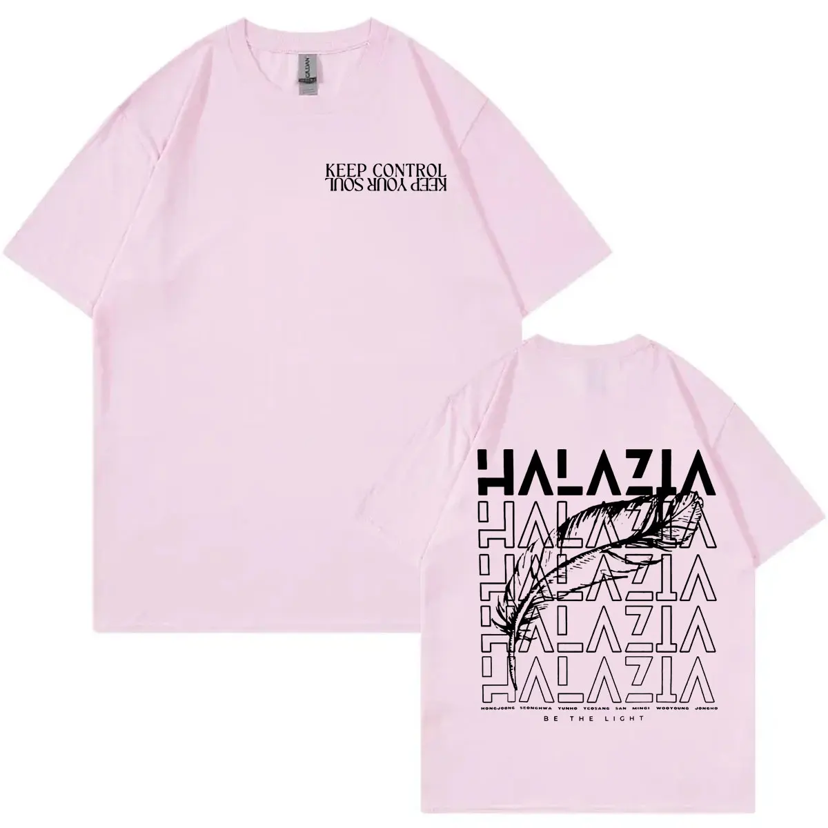 ATEEZ Kpop Double Sided Graphic T Shirt Men Women Fashion Hip Hop Short Sleeve T-shirt Casual Comfort Loose Pure Cotton T-shirts image 6